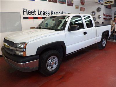 No reserve 2004 chevrolet silverado 1500 w/t 4x4, 1 owner off corp.lease