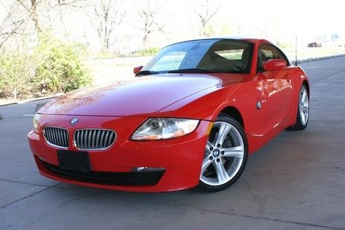 Z4 3.0si coupe, m-sport pkg, bright red/tan, bmw 2.95% apr financing!