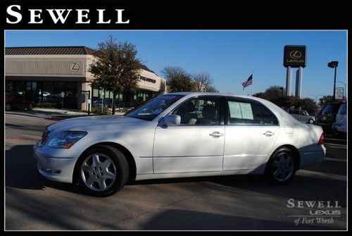 04 ls430 premium pearl leather heated seats cooled seats sunroof cd low miles