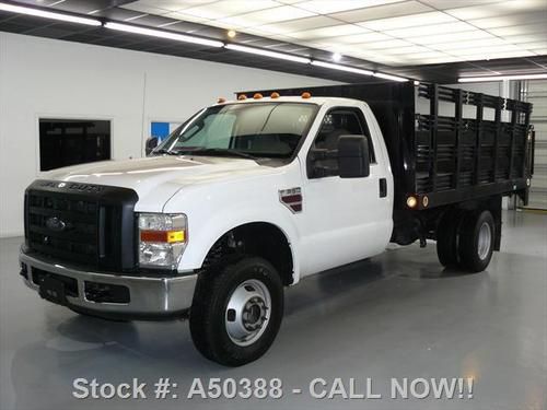 2008 ford f-350 reg cab diesel dually stake bed 74k mi texas direct auto