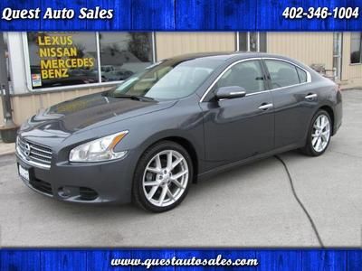 2009 maxima sv leather roof 1 owner carfax grey/black we finance &amp; ship