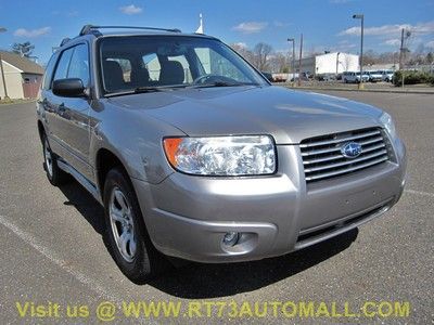 2007 06 subaru forester 2.5x awd "1 owner+carfax" low miles no reserve outback