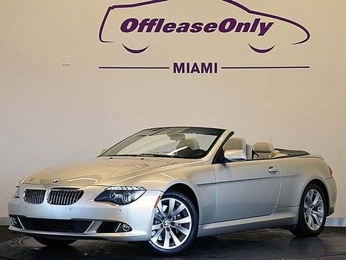 Convertible navigation keyless start rear parking aid warranty off lease only