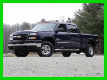 2007 chevy 2500hd 4x4 4wd crew cab lt leather - 6.6l duramax diesel, classic lbz