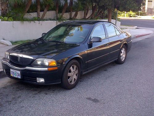 2002 lincoln ls base sedan 4-door black v-8 way below blue book