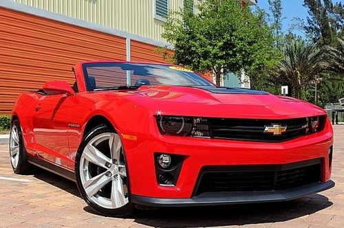 13 camaro zl1 convertible, low miles! very rare! free shipping! we finance!