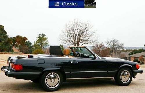 1987 mercedes 560sl 560 sl convertible - stunning color and condition r107