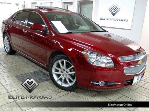 2009 chevrolet malibu ltz 2~tone lthr heated seats moonroof remote start trade