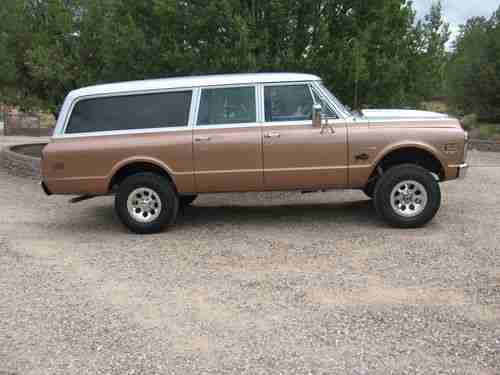Purchase Used 1972 Chevrolet Suburban 4x4 Rare 3 Door In Sedona