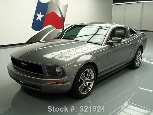 2007 ford mustang deluxe v6 automatic leather 18's 51k texas direct auto