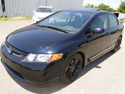 2008 honda civic si, six speed man theft recovered clear title minor damag
