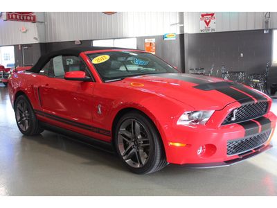 2012 ford mustang shelby gt500 v8 5.4l supercharged convertible rwd 12