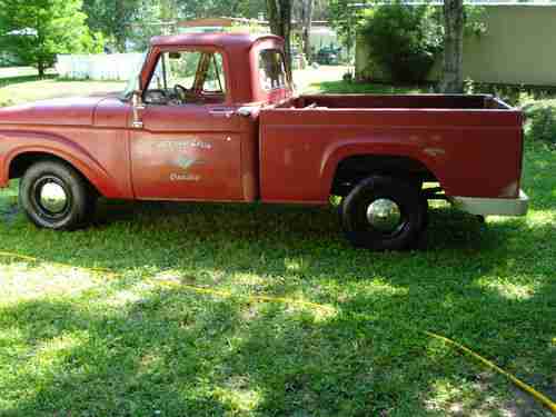 1963 ford f-100 hot rod shop truck pick up, image 4
