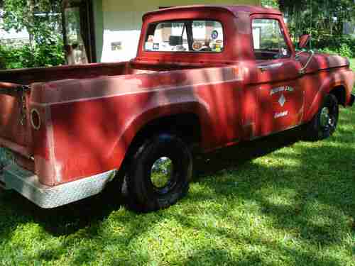 1963 ford f-100 hot rod shop truck pick up, image 7