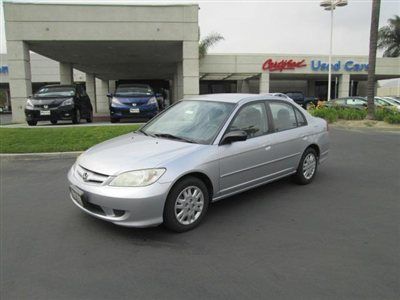 2005 honda civic lx sedan - satin silver metallic