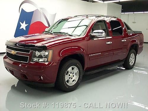 2007 chevy avalanche lt heated leather sunroof only 47k texas direct auto