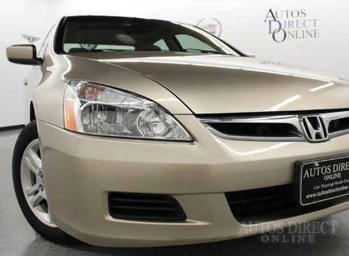 We finance 07 accord sedan ex 1 owner clean carfax warranty sunroof cd stereo