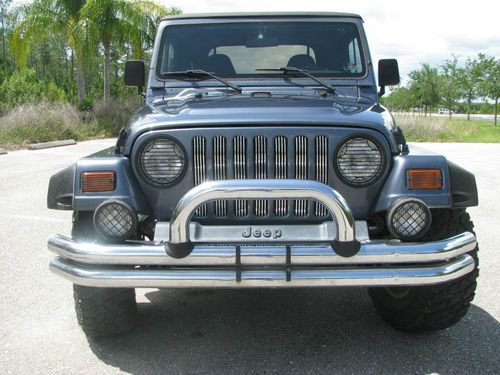 2001 jeep wrangler sport, v6, auto, 4x4, 77,700miles, air, cruise, steel blue