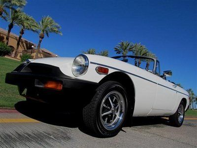 1979 mgb mk iii roadster - nicely restored california classic selling no reserve