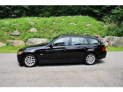 2006 bmw 325xit sportwagon*6speed*black*panoroof*htd sts*very rare find*gorgeous