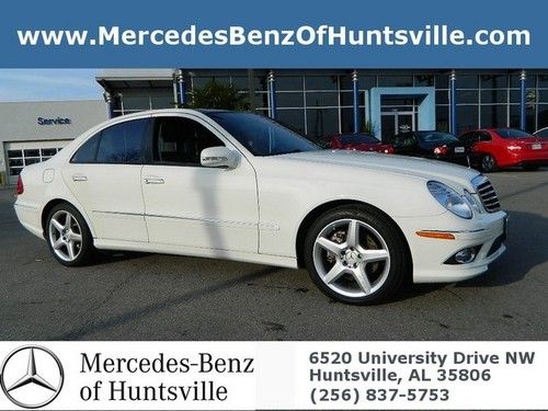 Mercedes e350 white black leather pano roof navigation low miles finance