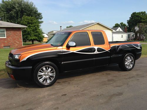 2000 chevy silverado, custom paint and rims