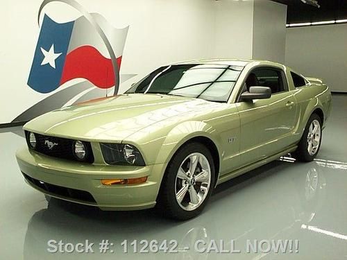 2006 ford mustang gt premium 5-spd leather spoiler 39k texas direct auto