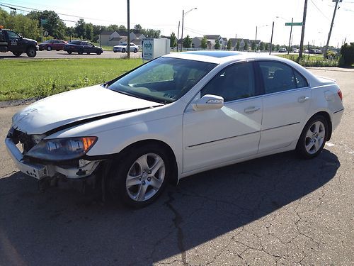 2006 acura rl loaded navigation all power will need work clean title no reserve,