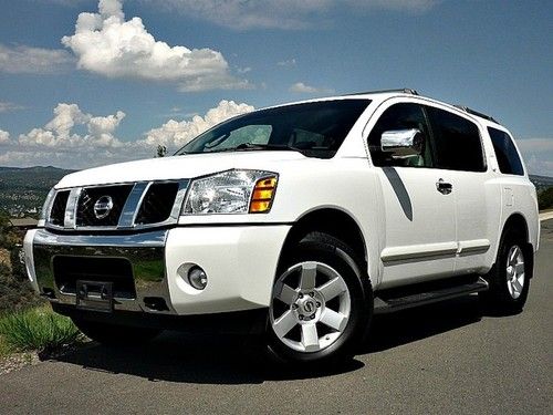Superb! 2004 nissan armada le low miles! 1 owner! clean carfax! gorgeous!