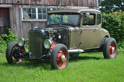 1930 ford model a coupe traditional hot rod rat vintage old school 31 32 29 28