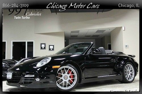 2010 porsche 911 997 twin turbo cabriolet pdk 19k mls chrono loaded &amp; serviced !