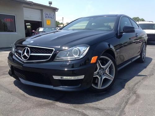 2012 mercedes-benz c63 amg performance package 1 owner clean carfax