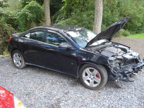 2009 pontiac g6 wrecked salvage repairable crashed smashed