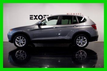 2013 bmw x3 xdrive 35i, gray on black, 10.005 miles, pano roof, only $45,888.00!