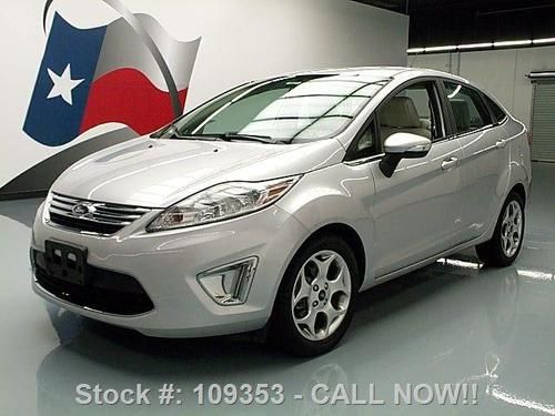 2011 ford fiesta sel auto htd leather alloy wheels 38k texas direct auto