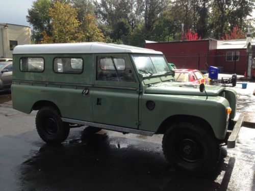 1970 land rover series iia 109 recent frame off restoration overdrive 11 pass.