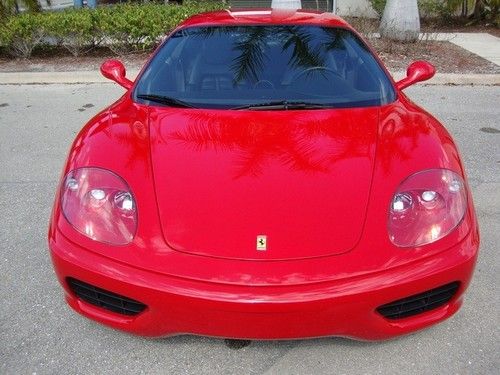 2004 360 coupe rosso corsa/ black only 6k mi service done
