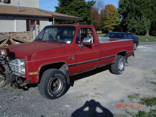 Purchase used 1983 chevy k10 4x4 6.5 turbo diesel banks ...