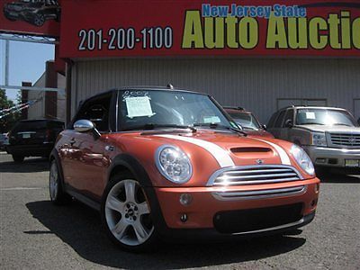07 cooper convertible s 6-speed manual carfax certified 1-owner leather used