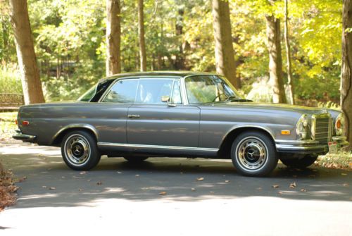 1971 mercedes-benz 280se 3.5 low grill coupe european model