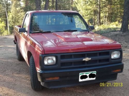 Purchase Used 1991 Chevy S10 Truck 4 Cylinder Great On Gas