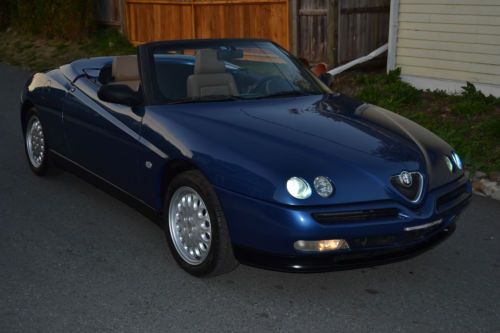 Alfa romeo spider 916 convertible no reserve manual