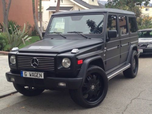 2002 mercedes benz g500 g55 g63 g class wagen w463 black/black 120k mile 22&#039; rim