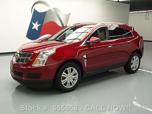 2010 cadillac srx lux pano sunroof htd leather nav 28k texas direct auto