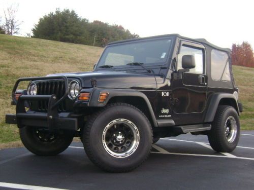 Clean 2006 jeep wrangler x 4x4 auto sony am/fm/cd alloys 4wd excellent condition
