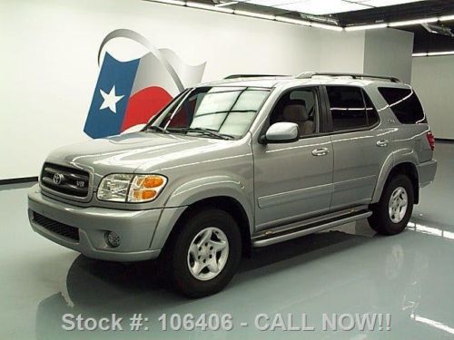 2002 toyota sequoia 4.7l v8 7-pass running boards 54k texas direct auto