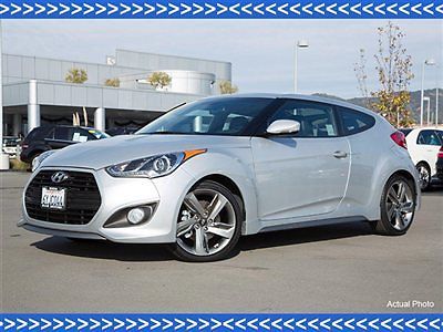 2013 veloster turbo: exceptionally clean, offered by authorized mercedes dealer