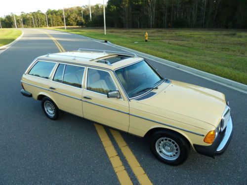 1981 mercedes 300tdt station wagon turbo diesel w123 one owner  we export!!!