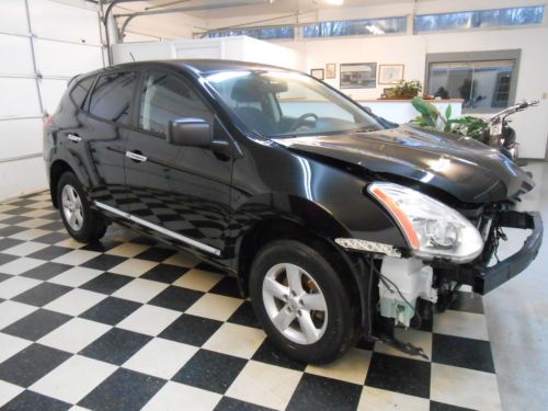 2012 nissan rogue awd 14k no reserve salvage rebuildable
