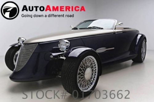 15k low miles 2001 plymouth prowler roadster convertible custom leather